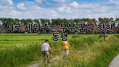 서로 세워주는 부부: 꿈을 향한 동행